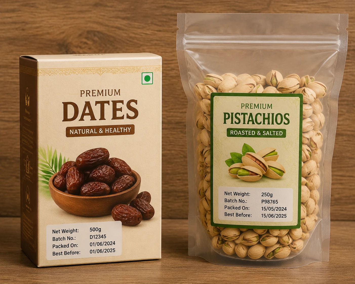 Standard packaging: