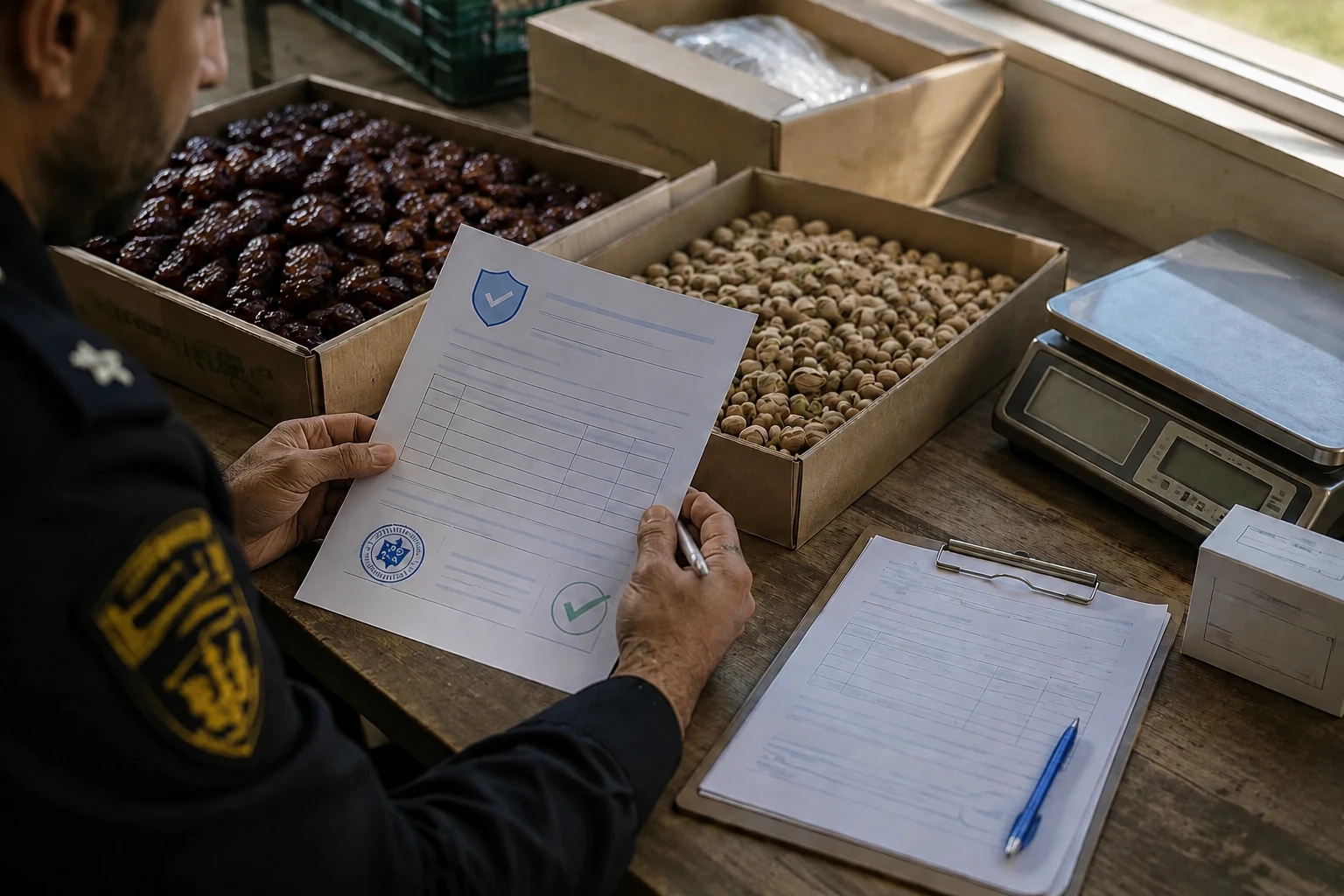 Requirement to have a health certificate and compliance with food standards: